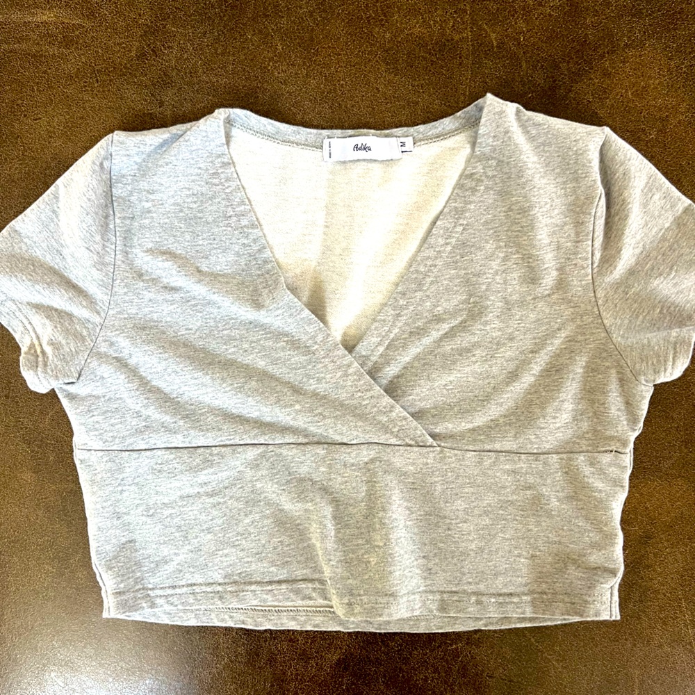 Adika crop top grey size medium